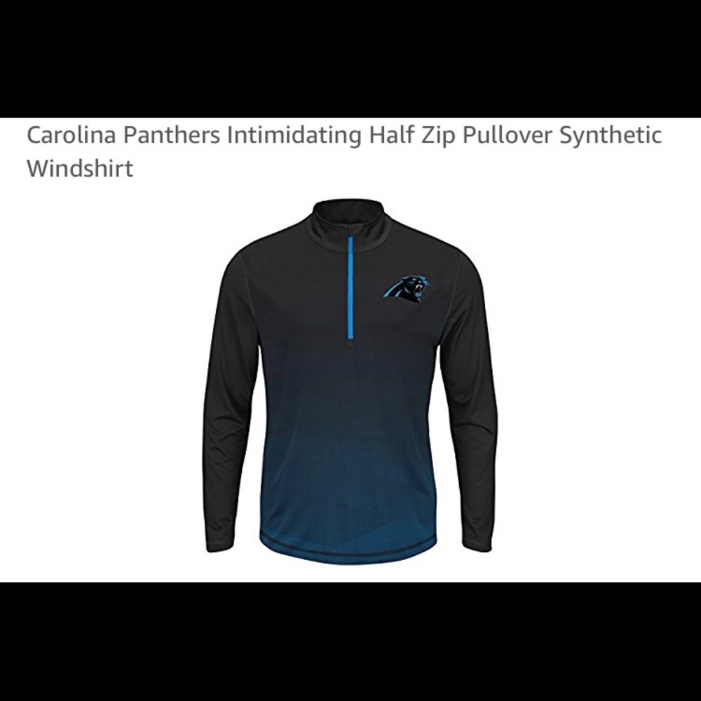 Carolina Panthers 1/2 Zip Reflective Pullover